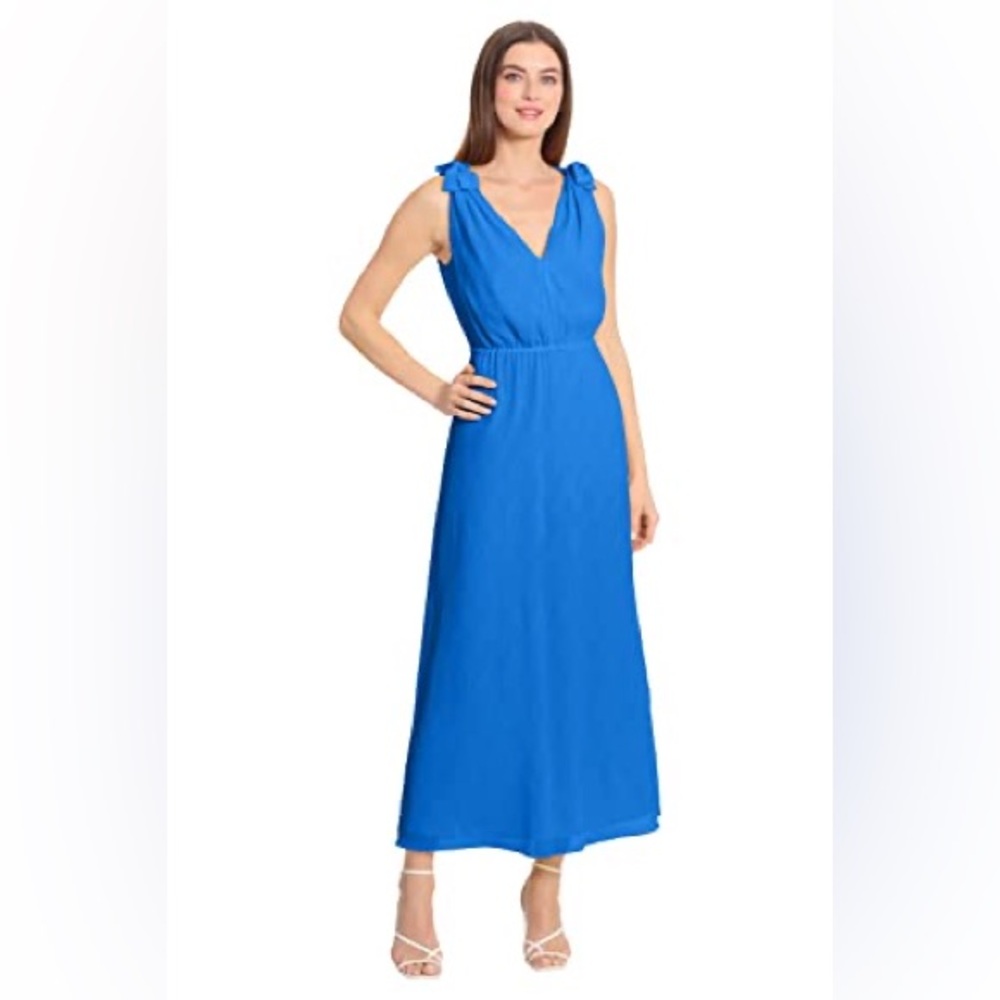 Maggy London Women's Dresses‎ Tie Shoulder Chiffon Maxi Dress
